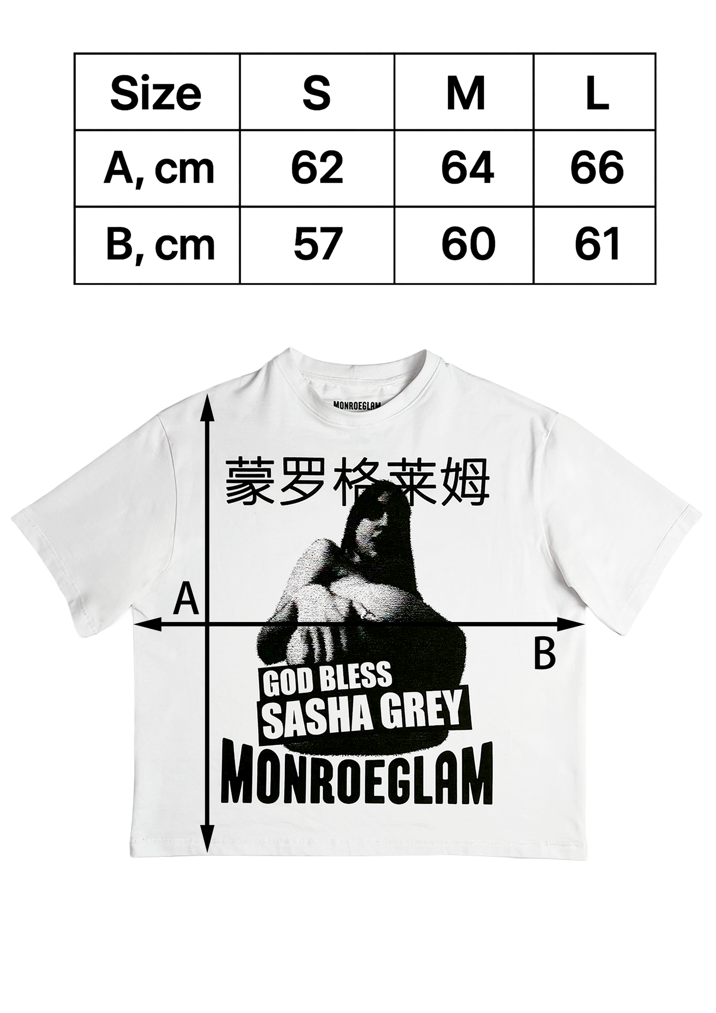 Sasha Grey Distressed T-Shirt